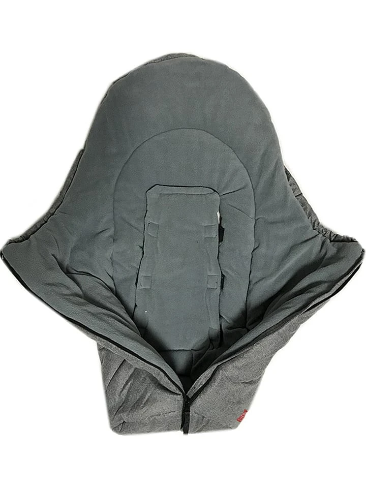 Kaiser Naturfellprodukte Kuschelsack "Fleece" In Grau - (L)80 X (B)40 Cm 2 Kaiser Naturfellprodukte Kuschelsack "Fleece" In Grau - (L)80 X (B)40 Cm – Bild 2