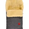 Kaiser Naturfellprodukte Lammfell-Fußsack "Duub" In Anthrazit - (L)88 X (B)47 Cm