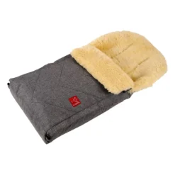 Kaiser Naturfellprodukte Lammfell-Fußsack "Duub" In Anthrazit - (L)88 X (B)47 Cm -Jollein shop kaiser naturfellprodukte lammfell fusssack duub in anthrazit l 88 x b 47 cm 5