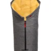 Kaiser Naturfellprodukte Lammfell-Fußsack "Iglu" In Grau - (L)93 X (B)45 Cm