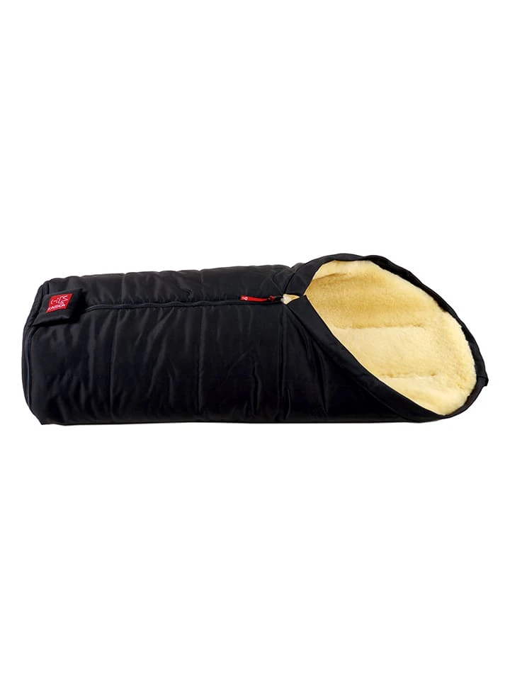 Kaiser Naturfellprodukte Lammfell-FuĂsack "Iglu" In Schwarz - (L)93 X (B)45 Cm â Bild 2
