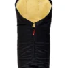 Kaiser Naturfellprodukte Lammfell-Fußsack "Iglu" In Schwarz - (L)93 X (B)45 Cm