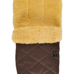 Kaiser Naturfellprodukte Lammfell-Fußsack "Natty" In Braun - (L)85 X (B)45 Cm