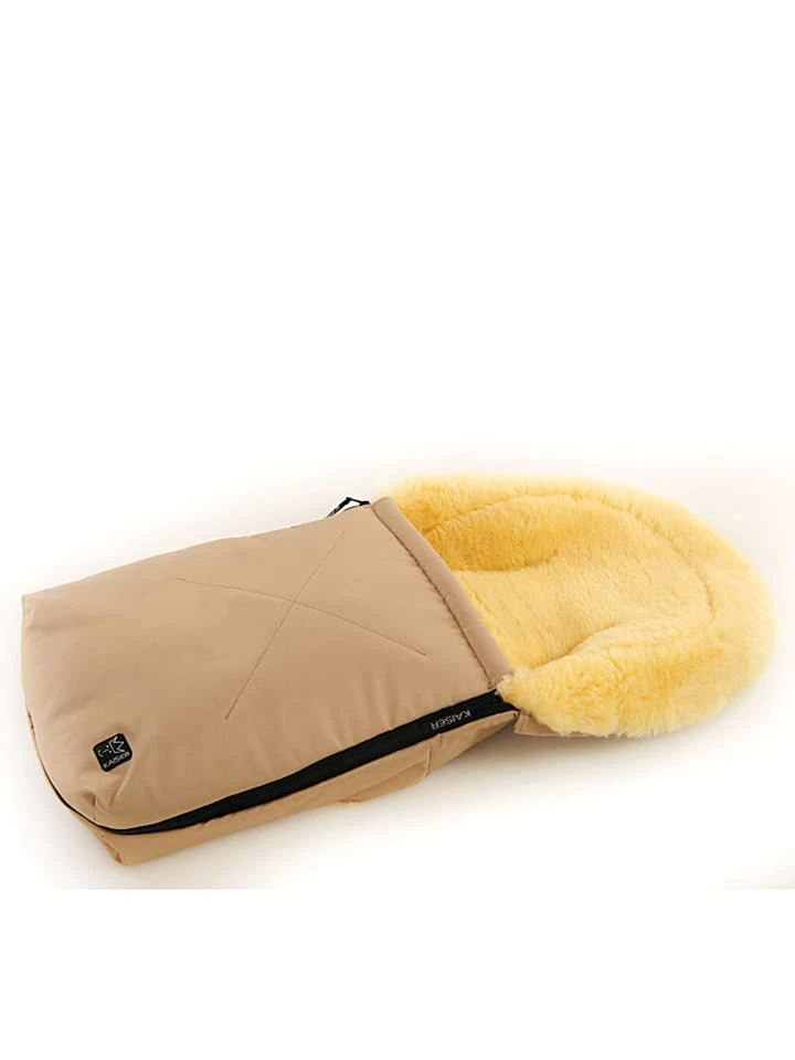 Kaiser Naturfellprodukte Lammfell-Kuschelsack "Emmi" In Beige - (L)80 X (B)37 Cm â Bild 2