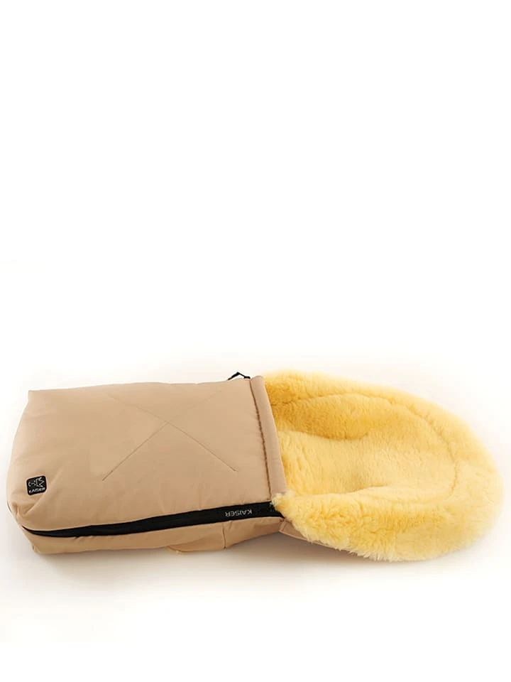 Kaiser Naturfellprodukte Lammfell-Kuschelsack "Emmi" In Beige - (L)80 X (B)37 Cm â Bild 3
