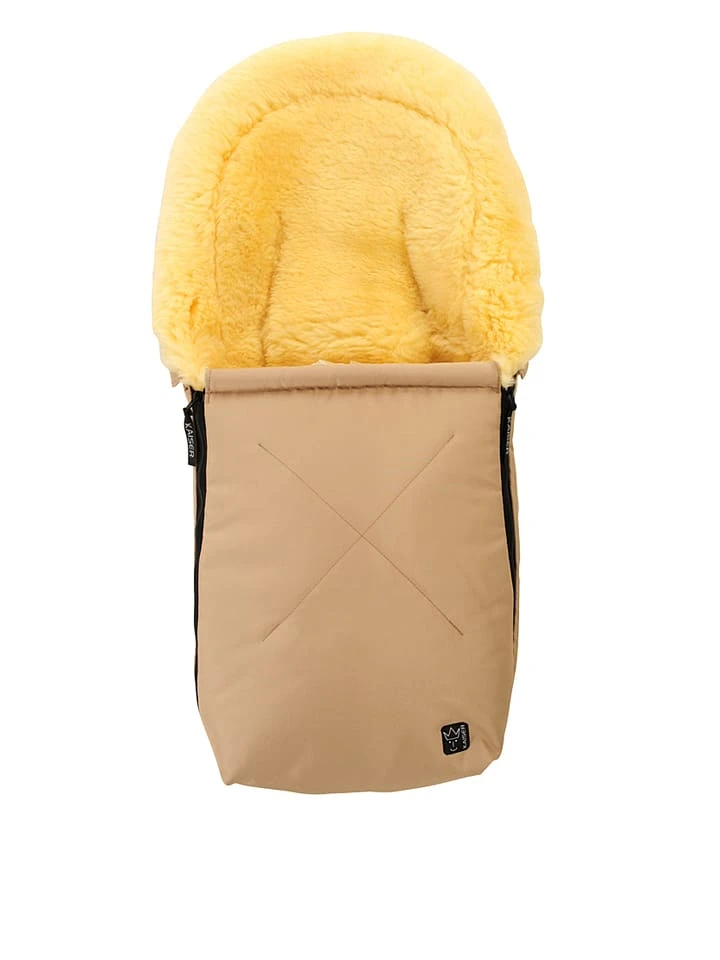 Kaiser Naturfellprodukte Lammfell-Kuschelsack "Emmi" In Beige - (L)80 X (B)37 Cm