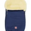 Kaiser Naturfellprodukte Lammfell-Kuschelsack "Emmi" In Dunkelblau - (L)80 X (B)37 Cm