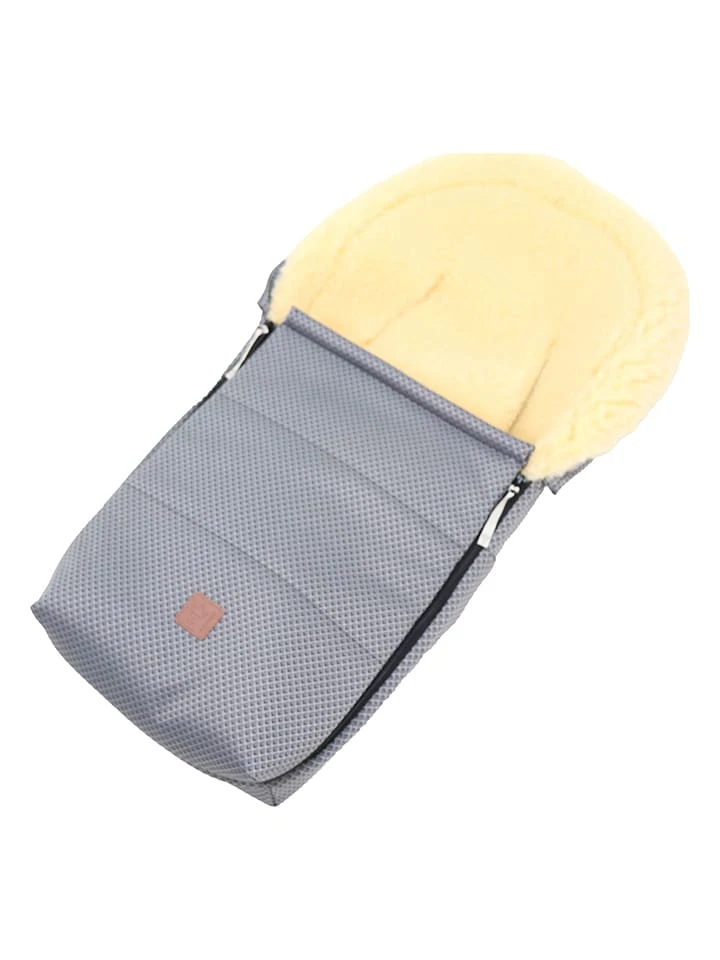 Kaiser Naturfellprodukte Lammfell-Kuschelsack "Emmi" In Grau - (L)80 X (B)37 Cm â Bild 2