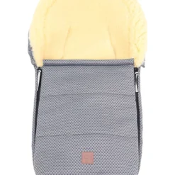Kaiser Naturfellprodukte Lammfell-Kuschelsack "Emmi" In Grau - (L)80 X (B)37 Cm