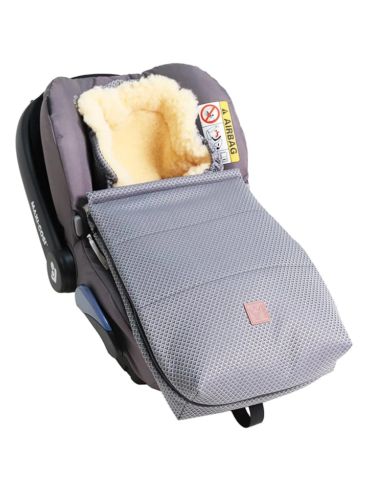 Kaiser Naturfellprodukte Lammfell-Kuschelsack "Emmi" In Grau - (L)80 X (B)37 Cm â Bild 6