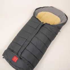 Kaiser Naturfellprodukte Thermo-Fußsack "Arctik Plus" In Grau - (L)105 X (B)48 Cm