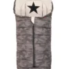Kaiser Naturfellprodukte Thermo-Fußsack "Camo Star" In Grau - (L)100 X (B)43 Cm