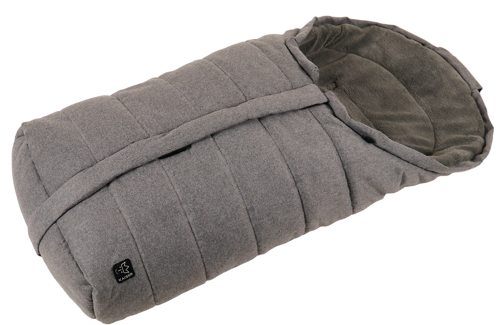 Kaiser Naturfellprodukte Thermo Fußsack ELLA Für Babyschale Und Kinderwagen , Anthrazit Melange – Bild 2