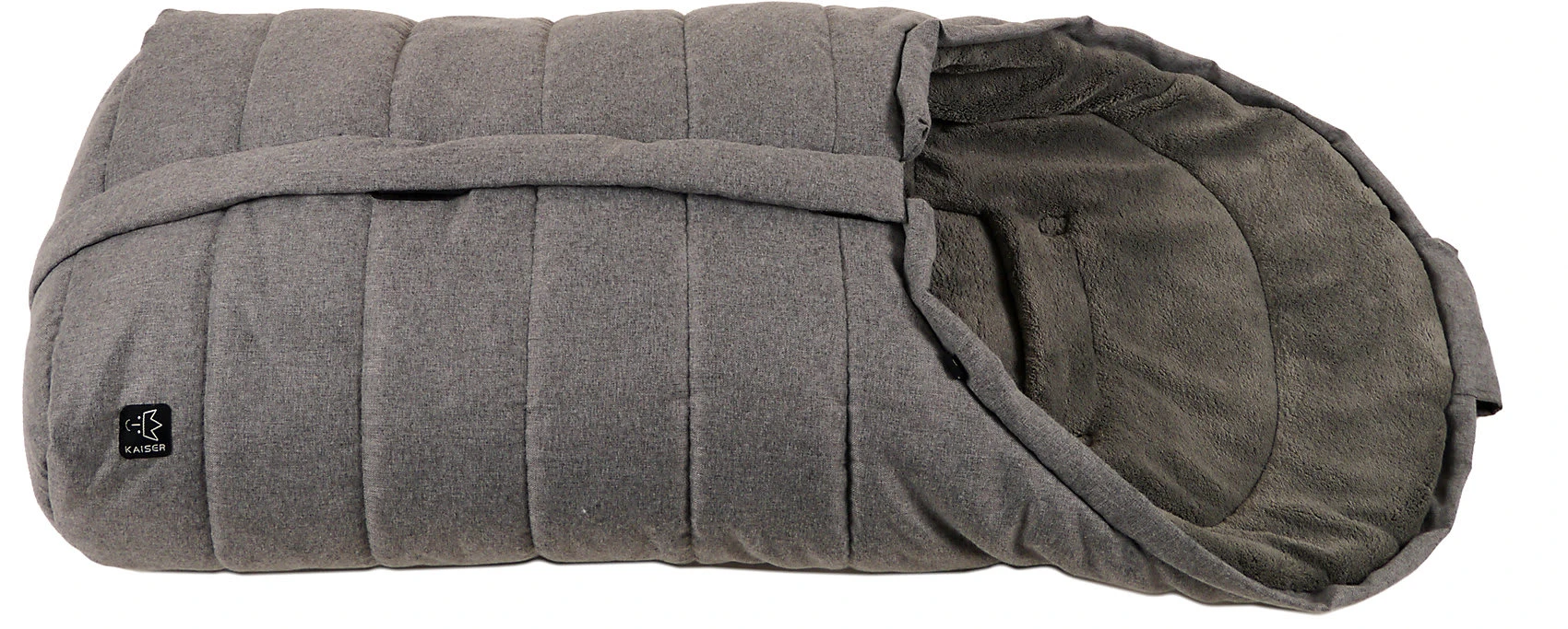 Kaiser Naturfellprodukte Thermo Fußsack ELLA Für Babyschale Und Kinderwagen , Anthrazit Melange – Bild 3