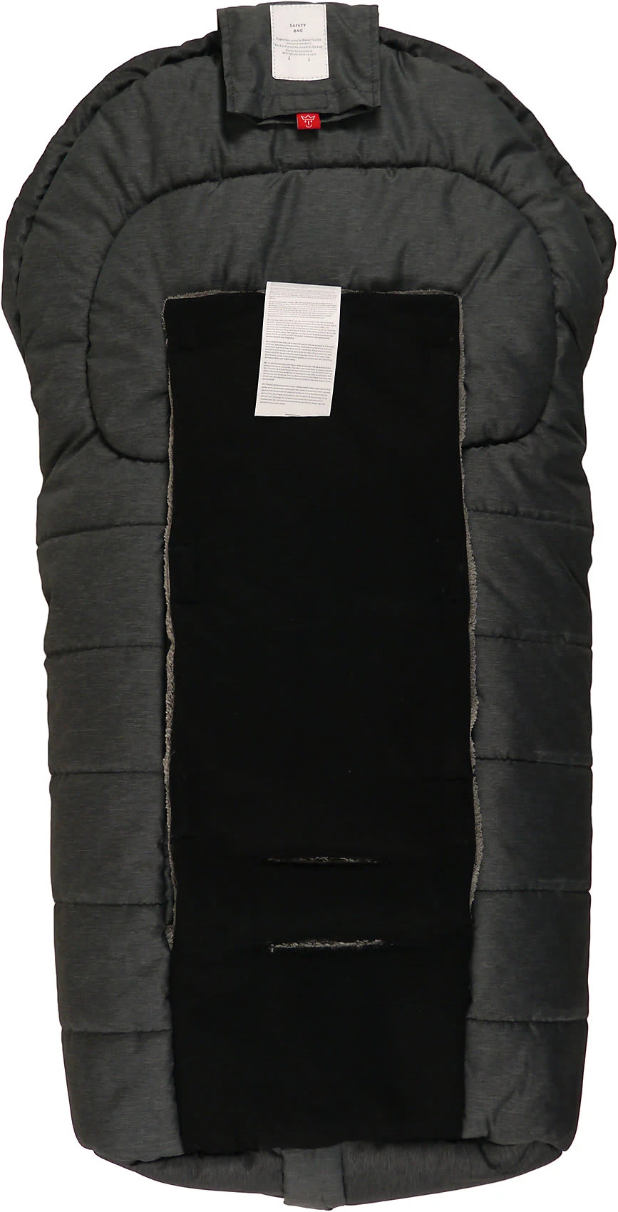 Kaiser Naturfellprodukte Thermo Fußsack ELLA Für Babyschale Und Kinderwagen , Anthrazit Melange – Bild 4