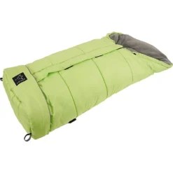 Kaiser Naturfellprodukte Thermo-Fußsack "Jo" In Limette/ Hellgrau - (L)105 X (B)48 Cm