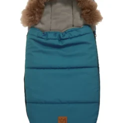 Kaiser Naturfellprodukte Thermo-Fußsack "Louis" In Petrol - (L)98 X (B)45 Cm