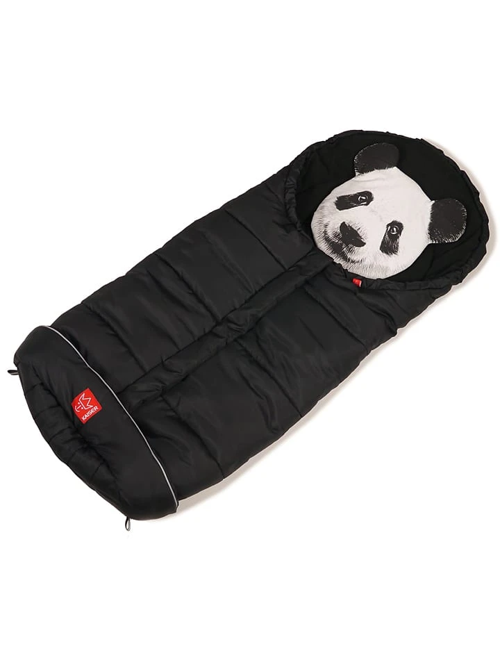 Kaiser Naturfellprodukte Thermo-FuĂsack "Panda" In Schwarz - (L)100 X (B)43 Cm â Bild 2