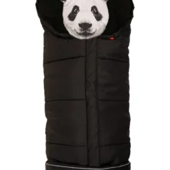 Kaiser Naturfellprodukte Thermo-FuĂsack "Panda" In Schwarz - (L)100 X (B)43 Cm