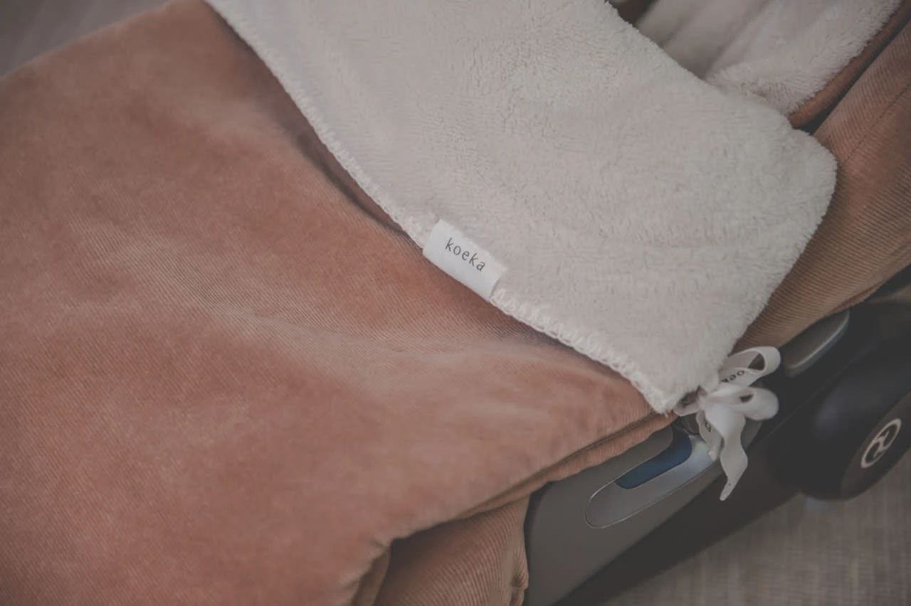 Koeka Fußsack 0+ 3/5 Punkte Plüsch Oddi In Leicht Braun – Bild 8