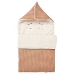 Koeka Fußsack 0+ 3 Punkte Plüsch Oslo In Leicht Braun/Kiesel