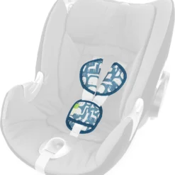 Liebes Von Priebes PHILIP Gurtpolster-Set Für Babyschalen - Animali, Blau, 3-tlg.