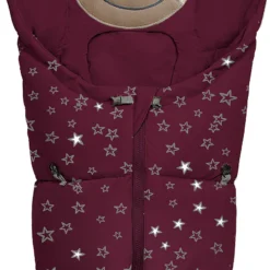Odenwälder Fußsäckchen Mucki "fashion" Sparkling Stars, Black Berry