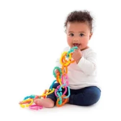 Alternative view of Playgro Kinderwagenkette Loopy Links 24-teilig In Mehrfarbig