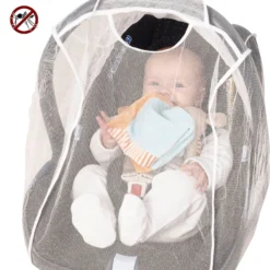 Alternative view of Playshoes Mückennetz Für Baby-Trage In Weiß