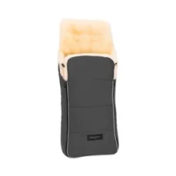 Werner Christ Baby Lammfell-Fußsack Arosa In Grau